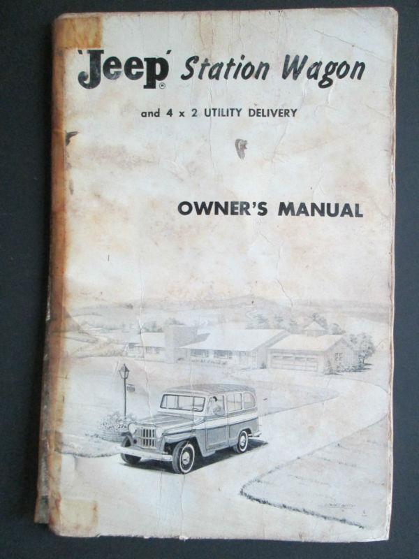 Vintage original 1960 jeep 4x2 station wagon owner's manual