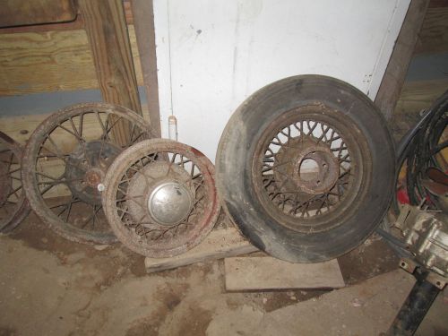 Three 17 &#034; model a ford rims