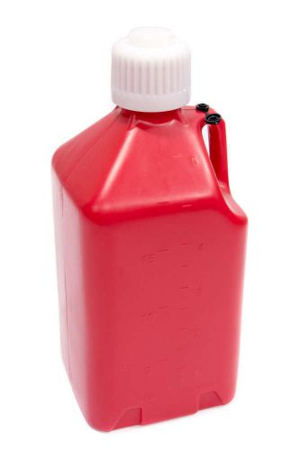 Scribner plastic red plastic square 5 gal utility jug p/n 2000r