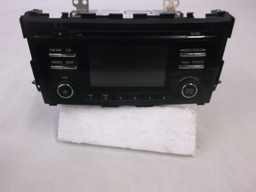 Oem nissan cd deck head unit am fm radio info display with amp 28185-3tn1a