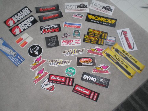 Lot of 36 new high performance racing stickers