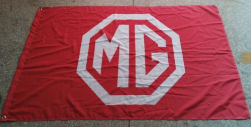 Mg flag banner poster sign rover mga mgb mgc roadster t-type mgr midget