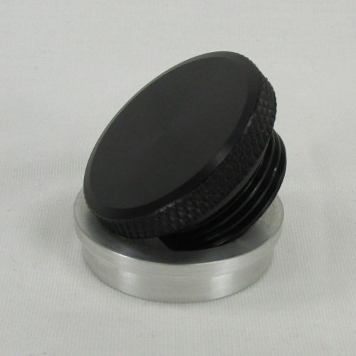 Buy Motorcycle Anodized Black Aluminum Gas Fuel Tank Cap 6061 AL Bung Chopper Bobber in Devon