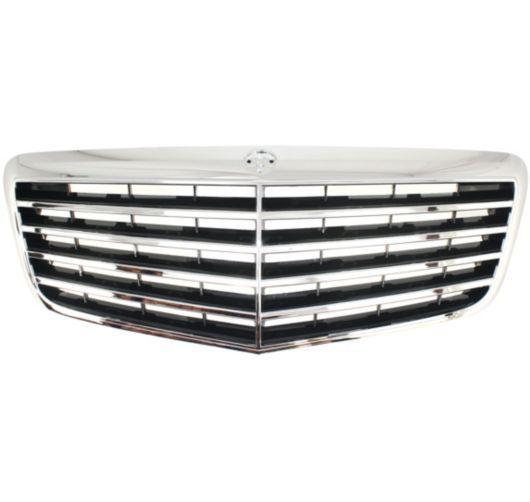 New grille assembly black mercedes e class sedan e320 mb1200146 21188017839040