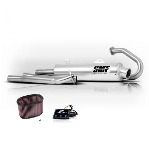 Hmf kawasaki brute force 750 2012 - 2015 full exhaust muffler &amp; efi + k&amp;n filter