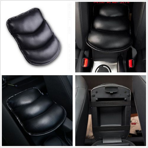 Car auto armrest console box car handrails central armrest soft pad pu mat black