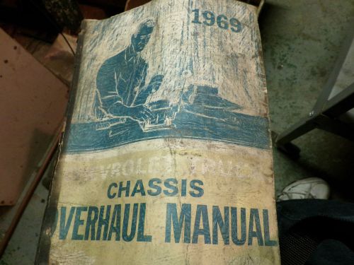 Oem 1969 chevrolet truck chassis  overhaul   manual