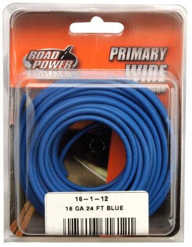 Road power 55668233 primary electrical wire, 16 gauge, 24&#039;, blue