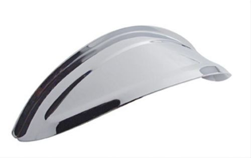 Chrome headlight visors pair 7&#034; sealed beam bulb low rider custom chevy ford gm