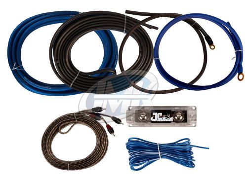 4 gauge amp kit amplifier install wiring complete 4 ga installation cables 2300w