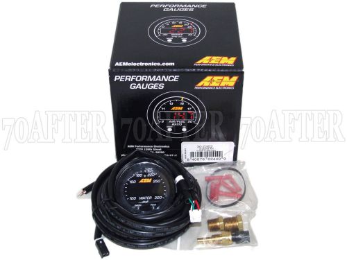 Aem 30-0302 x-series electronic 300f/150c tranny temperature gauge meter