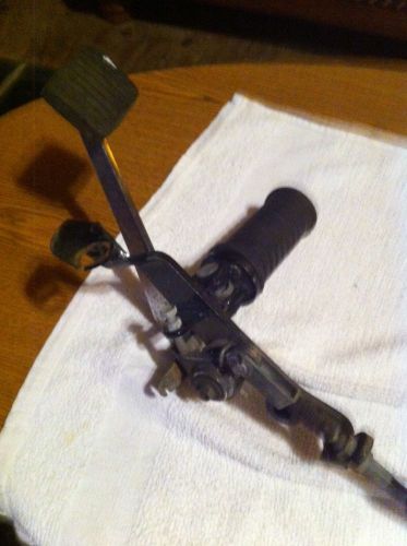 Rear brake pedal and cable