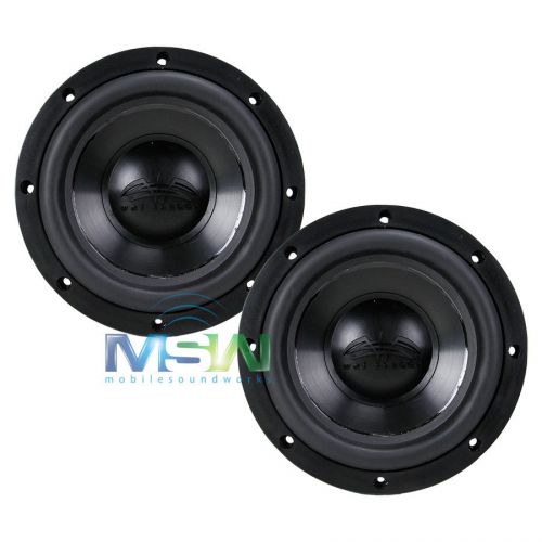 (2) wet sounds stealth ss-65 6.5&#034; marine boat subwoofers subs ss-6.5-sub *pair*