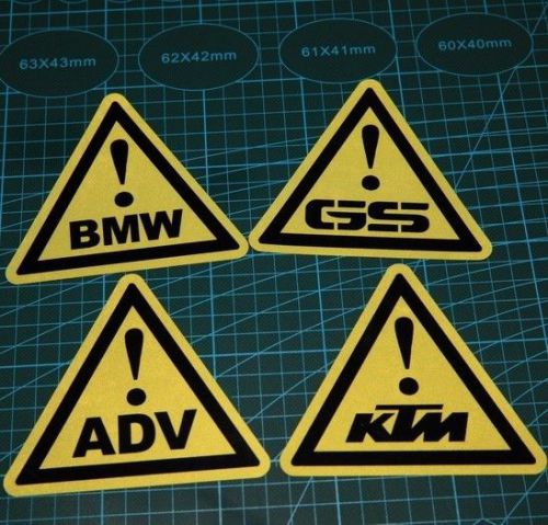 Bmw motorrad gs ktm adv for r1200gs f800 r1150gs waterproof sticker x 1