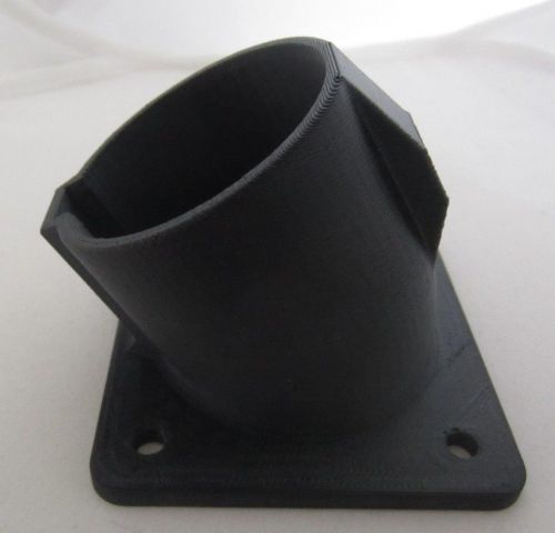 J1772 universal holster evse angled dock ev charge station connector black abs