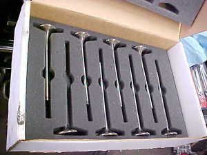 Brand new sbc titanium exhaust valves sb2 sb2.2 r07 1.610 del west 7mm xceldyne