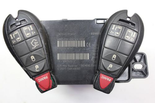2008-2009 chrysler dodge wireless ignition node reciever module 05026147af (a70)