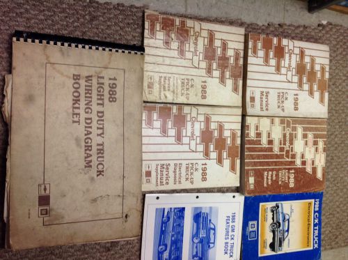 Buy 1988 Chevy CK TRUCKS TRUCK Service Shop Repair Manual SET W EWD