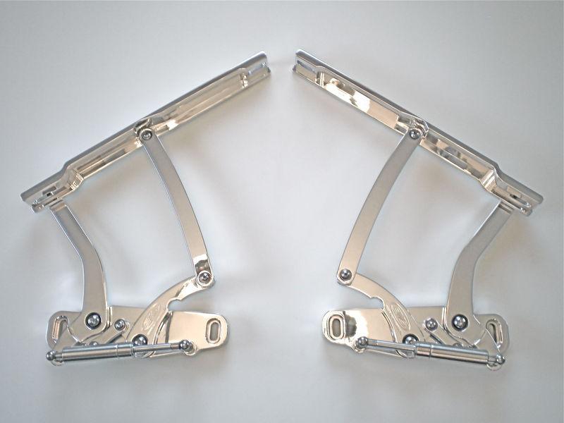 69 1969 70 1970 impala billet hood hinges polished. made in u.s.a.
