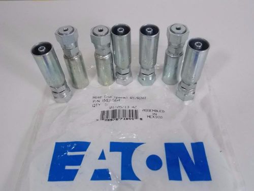 Lot of 7 eaton weatherhead coll o crimp 04u-s64