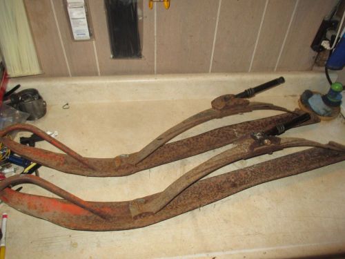 Omc evinrude bobcat snow cruiser johnson skeeter skimmer jx  ~ set of skis oem