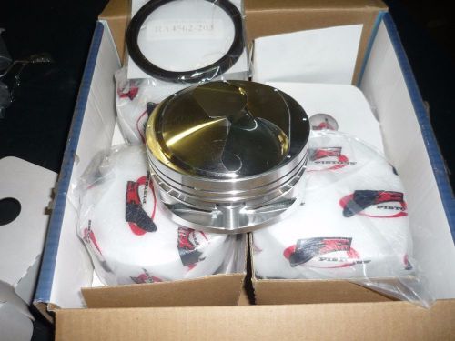 Je 194908 pistons bbc chevy 194908 big chief 4.58" bore 1.28" cd 558-592" promod