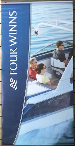 Four winns garage banner 70" x 36"  very nice size. used