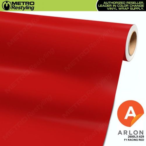 Arlon 2600lx-629 matte f1 racing red vinyl vehicle car wrap decal film roll