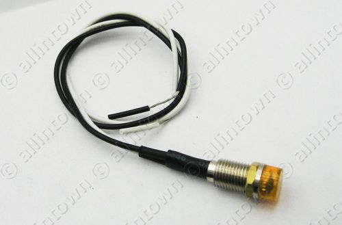 Amber led 12v indicator light bulb pilot dash signal toggle turn warning