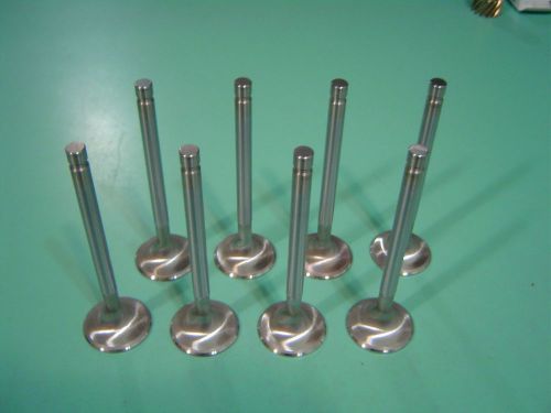 Race flo 4.911"x 1.500" small block chevy exhaust valves 8pcs compare to manley
