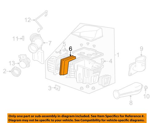 Gm oem engine-air filter 19166106