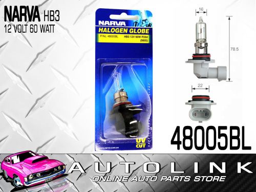 Narva hb3 globe 12 volt - 60 watt (base: p20d) x1