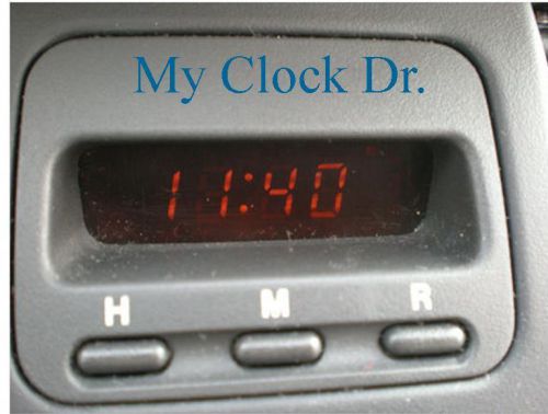 Honda crv cr-v digital clock 1997 1998 1999 2000 2001 repair service 2 your unit