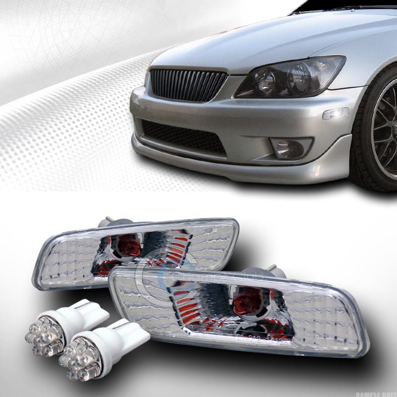 Buy DEPO EURO SIDE MARKER BUMPER LIGHTS+6 COUNT LED BULBS GS300/GS400