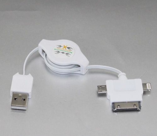 Ipod ipone5/5s/6/6s/4/4s / andrews micro usb charging data retractable cable