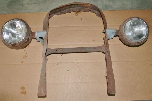 1935-38 plymouth pickup front cowling with headlights