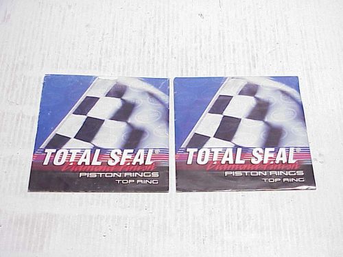 2 new total seal diamond finish piston rings 4.1750-0314-135 c-23 steel df