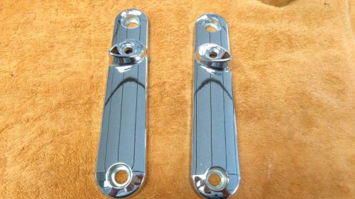 Harley 06-13 street glide flhx chrome directional brackets r 69279-06 l 69278-06