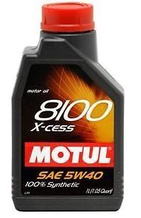 Motul 8100 5w40 x-cess - 502 00-505 00-ll01-229.5-porsche a40