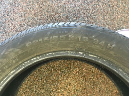 1 used continental contipro contact, 215/55-18 tire m 56301