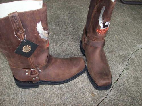 Nib harley davidson harness motorcycle boots women size 9.5m $466.00