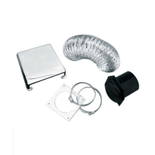 Splendide vid403ac deluxe dryer vent kit chrome