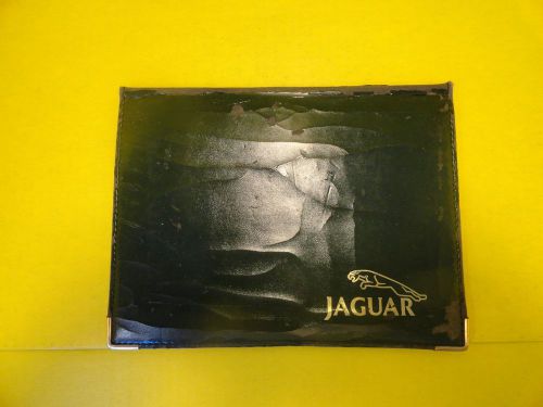 Original jaguar binder leather wallet green wallet owners manual wallet #mr11