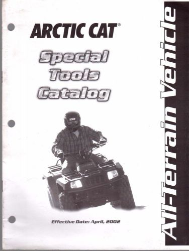 2002 arctic cat atv special tools catalog manual p/n 2256-643   (751)