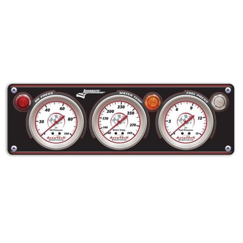Buy Longacre Sportsman Gauges Black Aluminum PanelOil PSIWater Temp