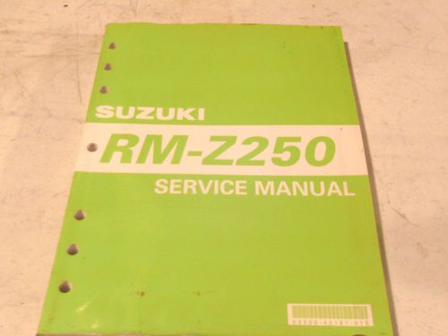 2004 suzuki rmz250 rm-z250 owners shop service manual 99500-42181-01e