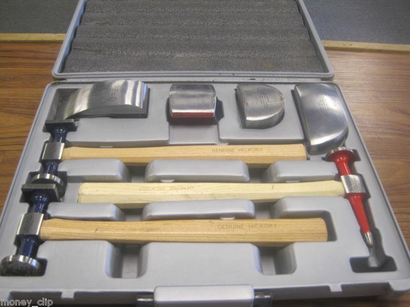 7 piece body hammer and  dolly kit 3722 (ax)
