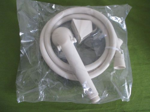 New tan rv 60" shower hose and head kit on/ off hand held camper