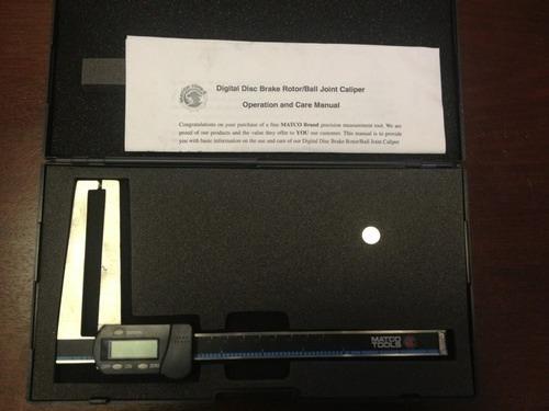 Matco digital brake rotor gauge drg04