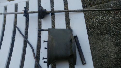 1955 johnson model qd-16 10hp outboard motor  long shaft extension kit